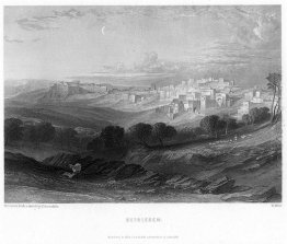 Gravura em Belém por William Miller após Leitch