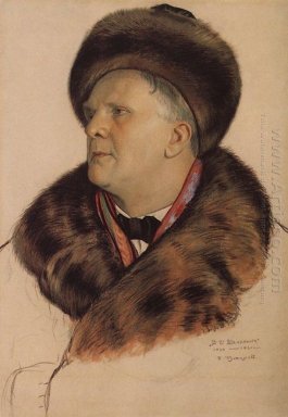 Portrait Of F I Chaliapin 1921