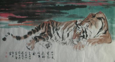 Tiger - la pintura china