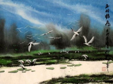 Wetlands - Chinees schilderij