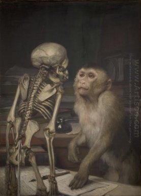 Перед обезьяны скелета