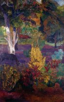 Marquesas-Landschaft mit Pferden 1901