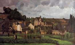 vista l eremitério em Pontoise 1867