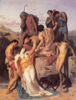 Zenobia Hittade Genom Shepherds på stranden av The Aras 1850