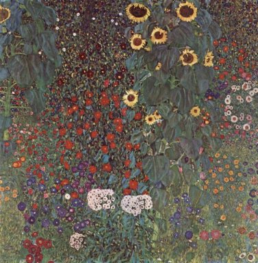 Land-Garten mit Sonnenblumen 1906