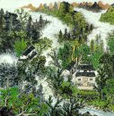 Ein kleines Dorf - Chinesische Malerei