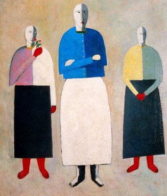 Drie meisjes 1932