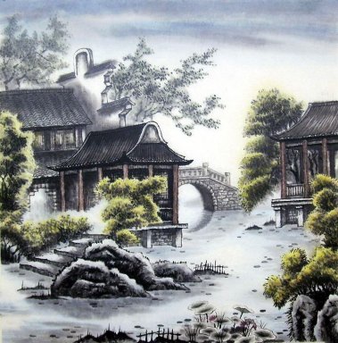 Bygga - kinesisk målning