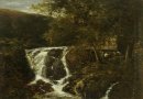 Paisaje con una cascada cerca de Norwich, Norfolk