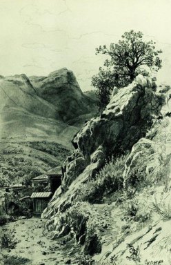 In De Bergen in Gurzuf 1879
