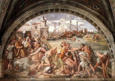 A batalha de Ostia 1514