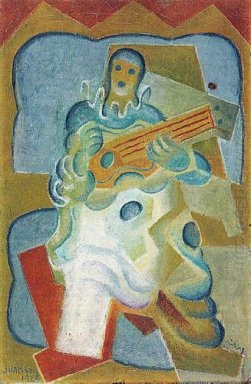 Pierrot Playing Guitar 1923