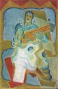 Pierrot jouant la guitare 1923