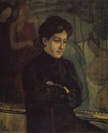 Retrato de M F Petrova Vodkina 1907