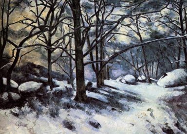 Smeltende sneeuw Fontainebleau 1880