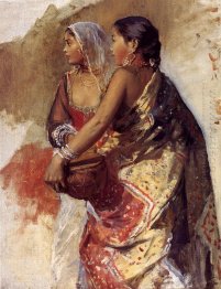 Esboço Duas meninas nautch