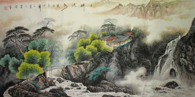 Montaña y agua - la pintura china