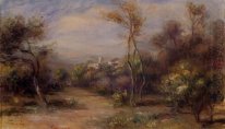 Landschap in de buurt Cagnes