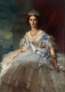 Портрет княгини Татьяны Alexanrovna Юсупова 1858