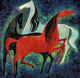 Três cavalos nobres