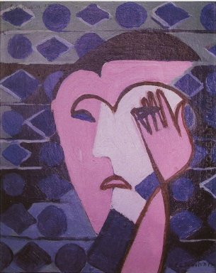 Sad Mujer Cabeza 1929