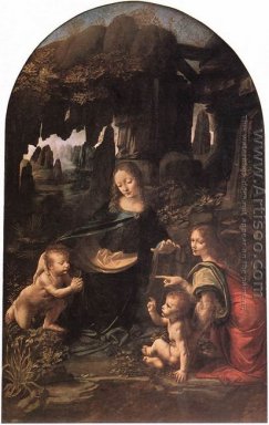 Jungfrau der Felsen 1483-1486