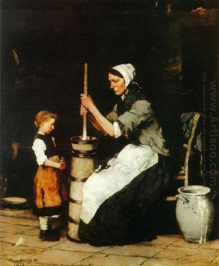 Churning Woman