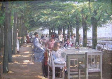 The Terrace presso il Ristorante Jacob a Nienstedten sul fiume E