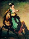 Ruiter Portret van Carlota Joaquina van Spanje