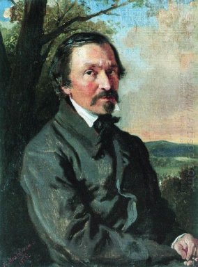 Porträt von Nikolai Nekrassow
