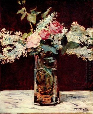 lila y rosas 1883