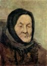 Porträtt av gammal kvinna