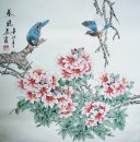 Fåglar & blommor - Chiense målning
