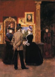 Senhoras com um cavalheiro de cartola