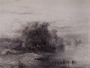 arbres au bord du fleuve 1861