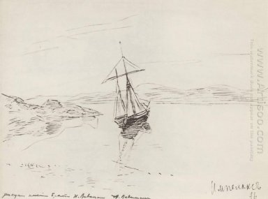 Schoener In Bay 1896