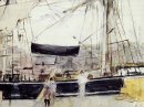 Barco en el muelle 1875