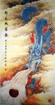 Draak - Chinees schilderij