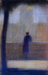 Man Bersandar Pada Parapet 1881