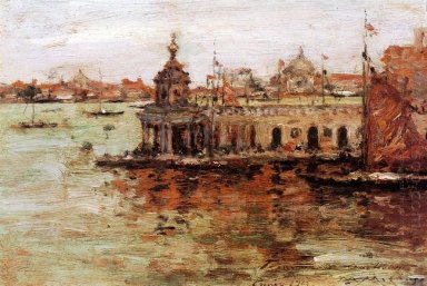 Venise Vue de l\'arsenal marine