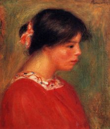 Kepala Of A Woman In Red
