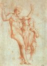 Психея Представляя Венеру с водой из Стикса 1517