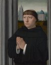 Sebuah Augustinian Friar Berdoa
