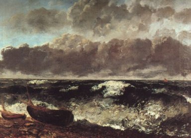 De stormachtige zee De Curve 1870