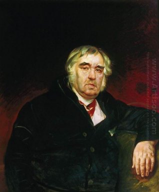 Portret van I A Krylov