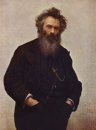 Portret van de schilder Ivan Shishkin 1880