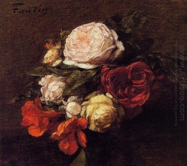 Rosas y capuchinas