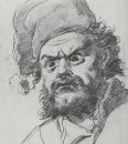 The Head Of Pugachev Sketch