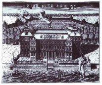 Ansicht von A. Menschikow'' s Palace auf Wassili-Insel