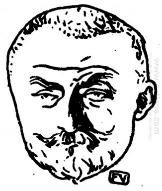Portrait Of French Writer Joris Karl Huysmans 1898